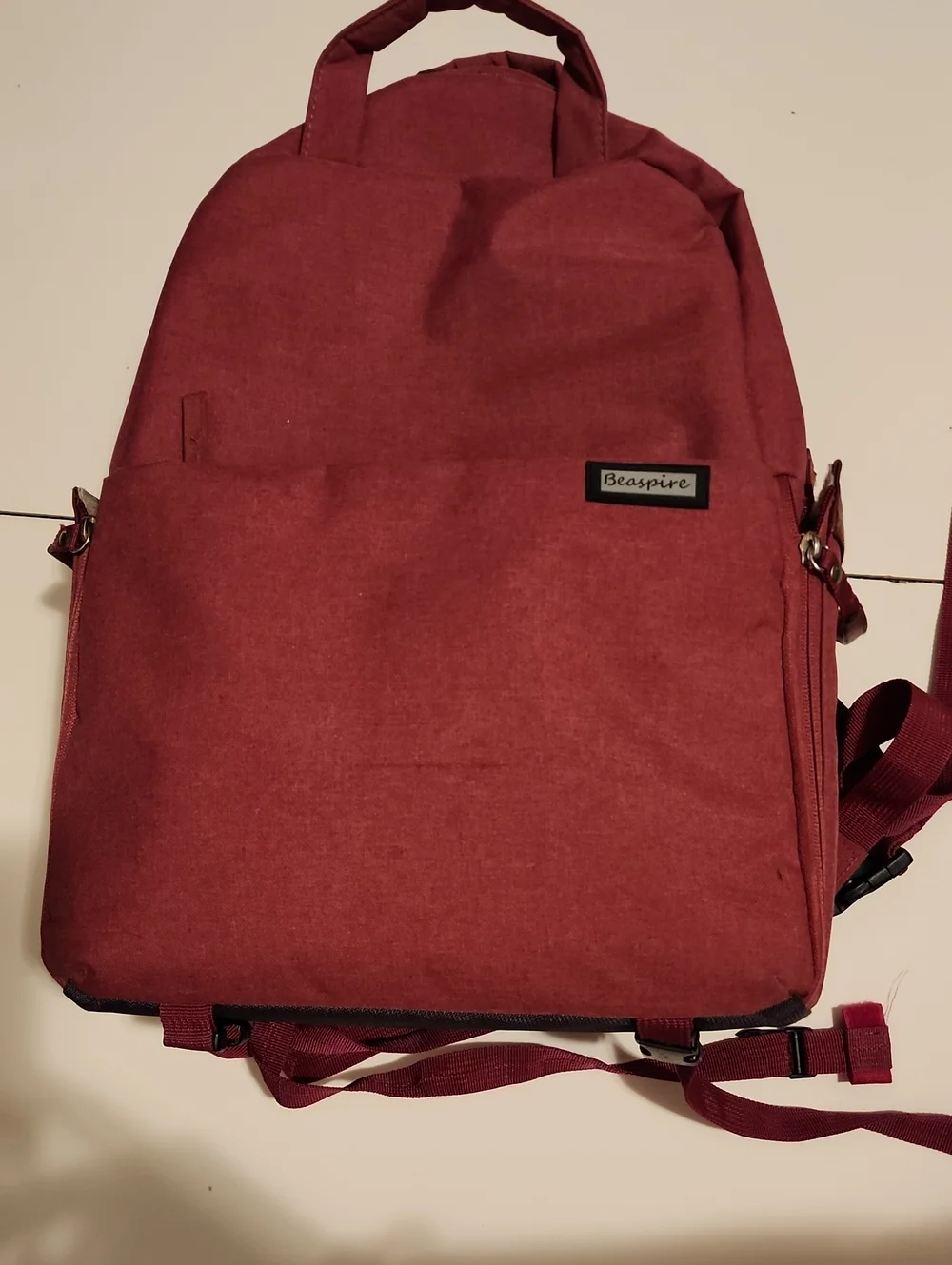 Beaspire Burgundy Multimedia Backpack